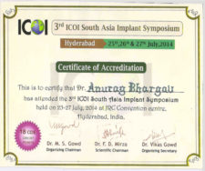 ICOI in Advanced Implantology hyderabad